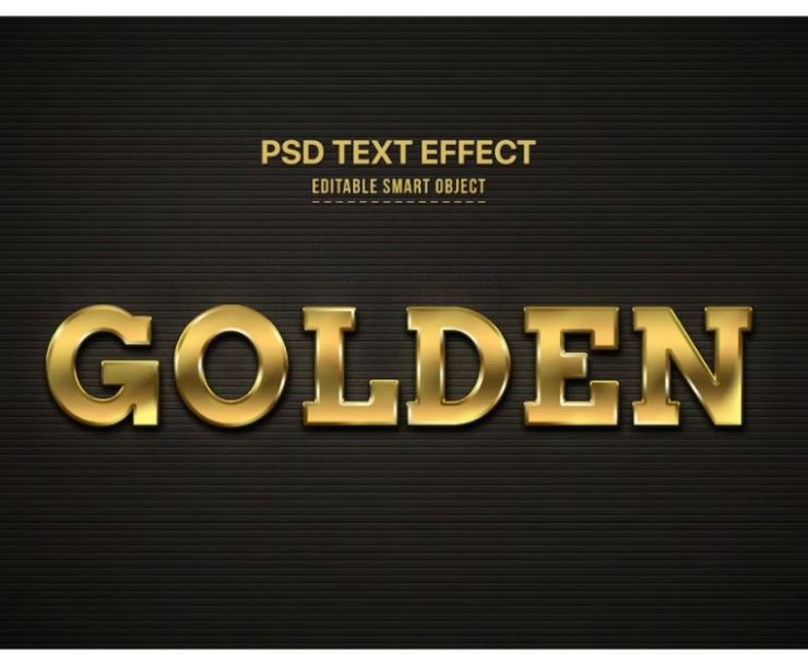 Golden Text Effect