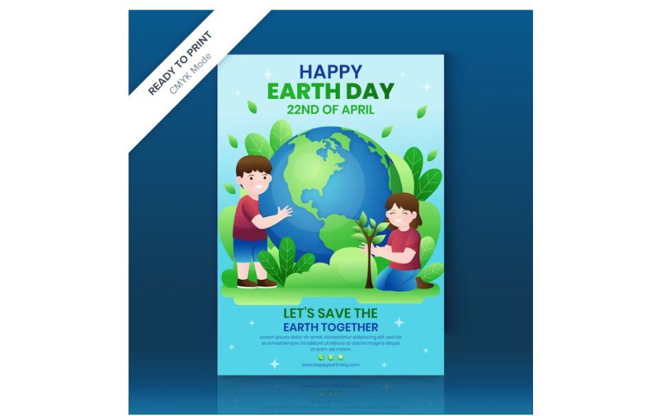 Free Happy Earth day Poster