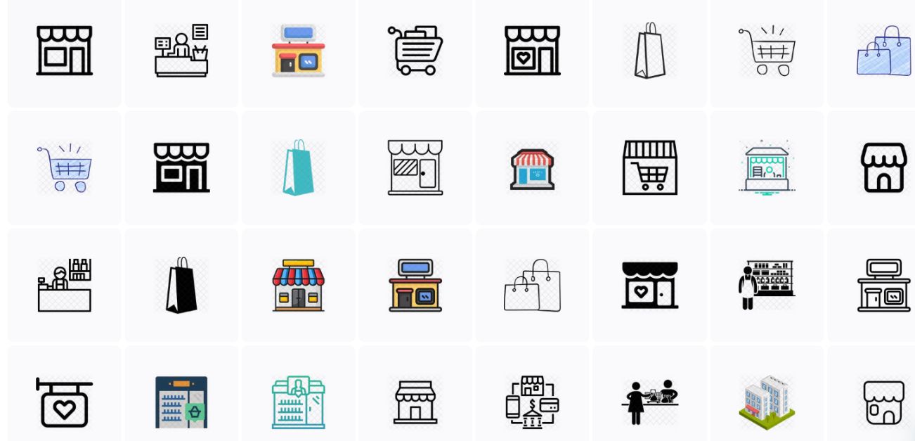 Free Retail Icons Set