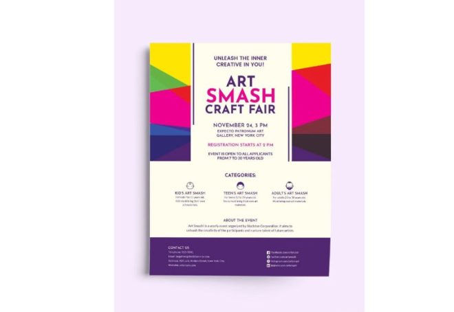 15+ Free Craft Fair Flyer Template Ai PSD Download - Graphic Cloud