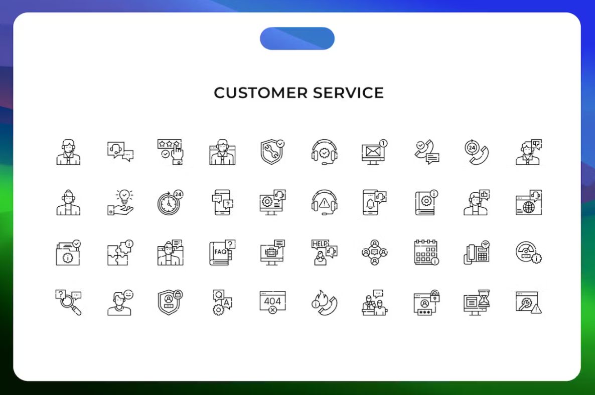 Professional Tech Supports Icons