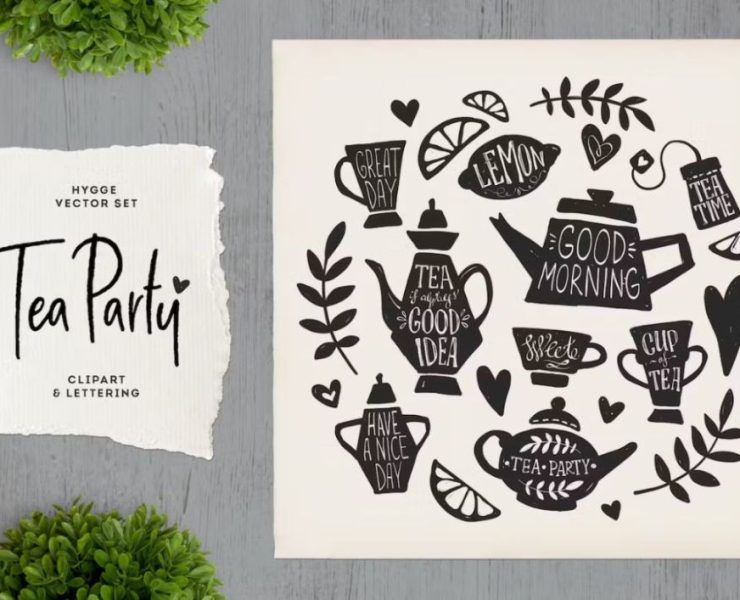 15+ Tea Party Illustrations Ai PNG Free Download