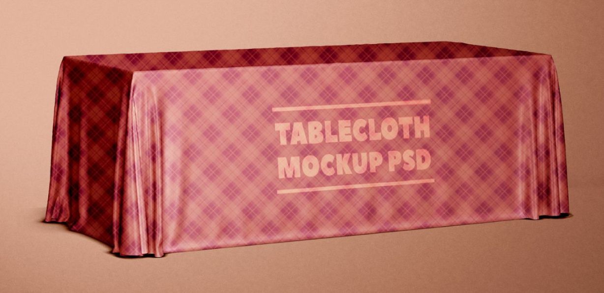 free TableCloth Presentation PSD