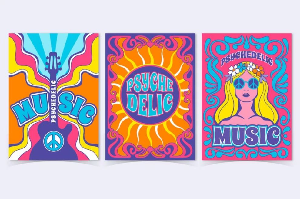 Free Psychedelic Music Poster Design