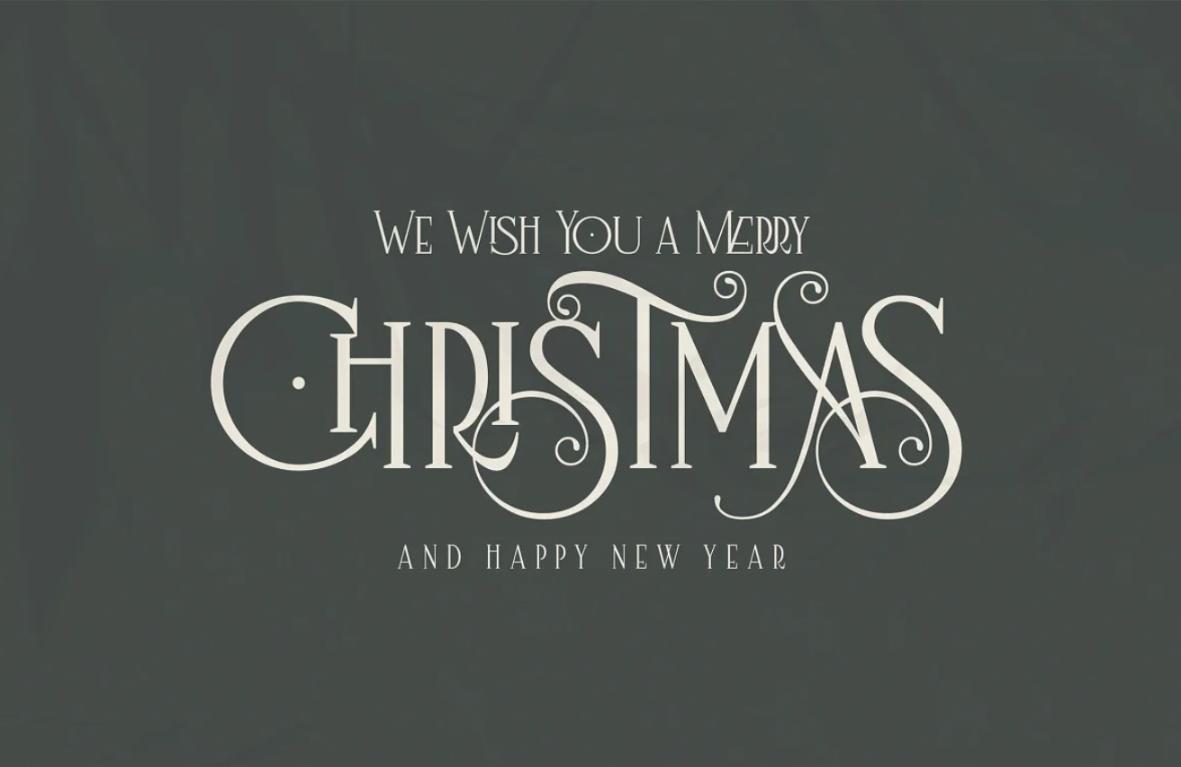 Christmas and New Year Typeface for your next projects