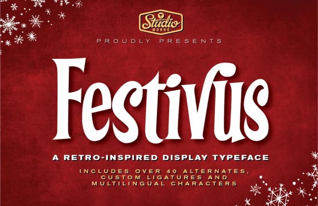 Retro bold style font for Design Projects