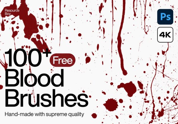 Free Blood Splatter Brushes
