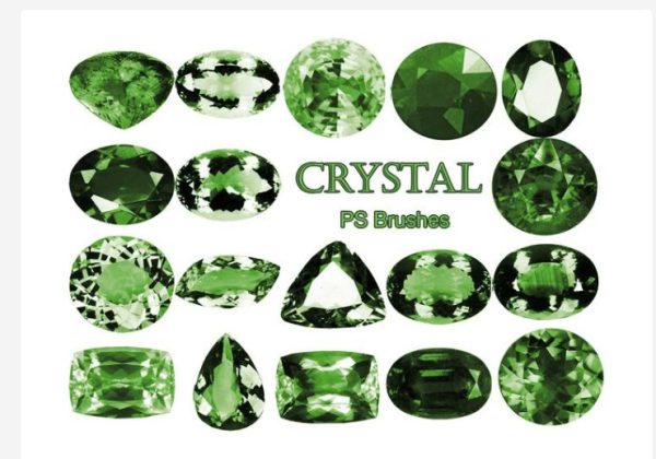 Free Crystal Photoshop Brushes