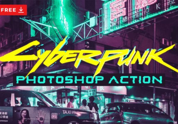 Creative Cyberpunk Photoshop Action