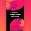 Free Instagram Stories PSD Mockup