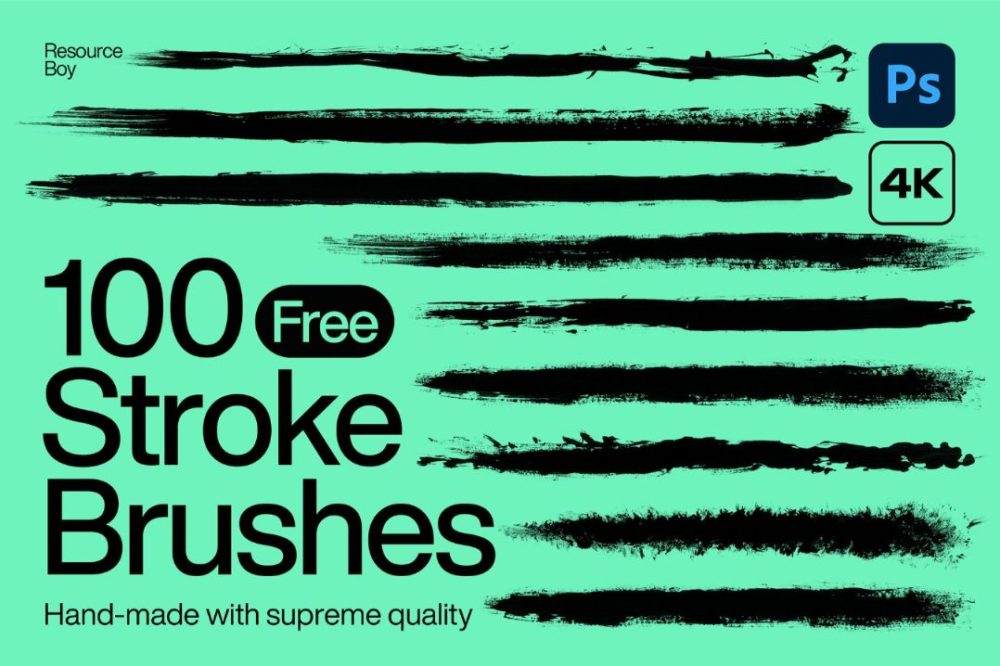 Free Stroke Photoshop Brushes