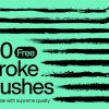 Free Stroke Photoshop Brushes