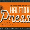 High Quality Halftone Press Action