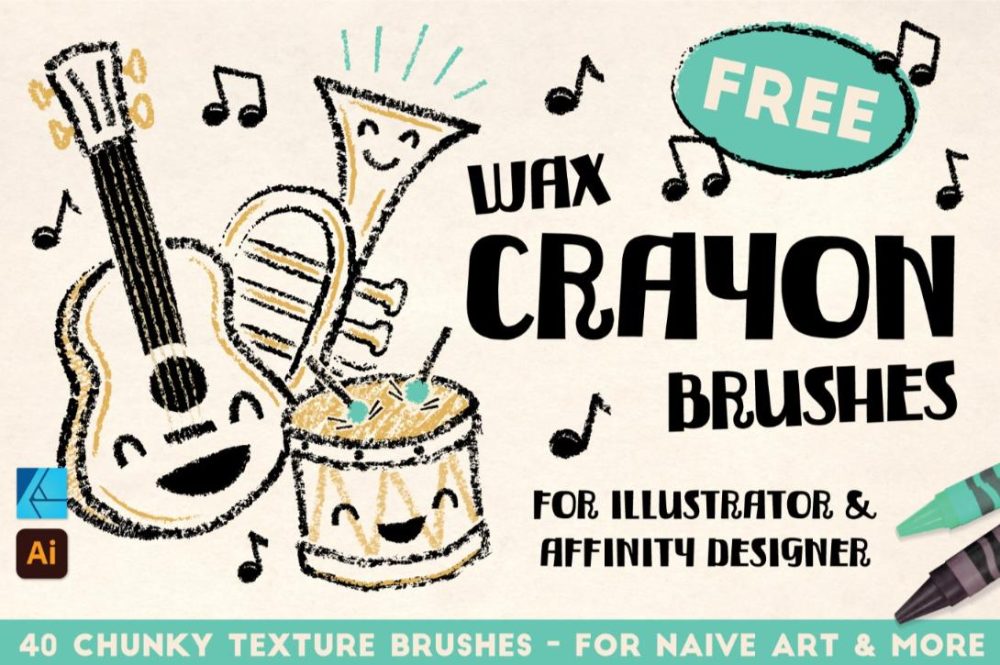 Free Wax Illustration Brushes Set