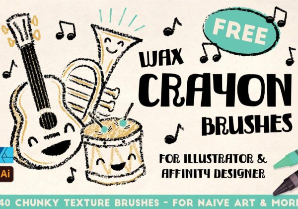 Free Wax Illustration Brushes Set