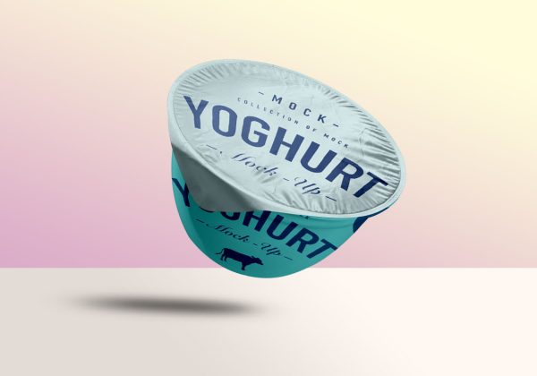 Yogurt Packaging mockup