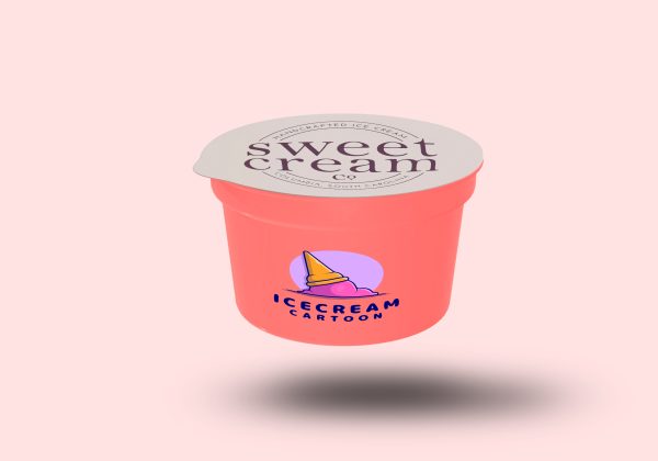 iCe Cream Cup Mockup