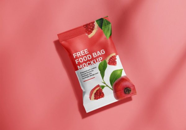 Free Food Bag Mockup PSD