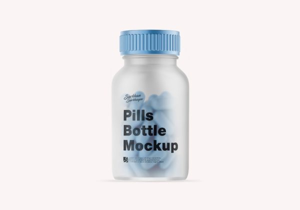 Free Pills Branding Mockup Template