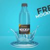 Free Small Bottle Mockup