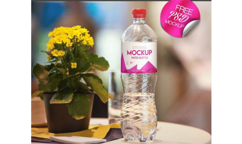 Free Bottle Branding Mockup