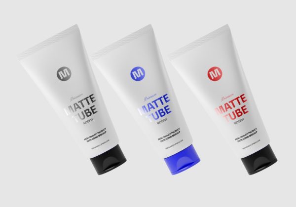 Matte Cosmetics Tube Mockup