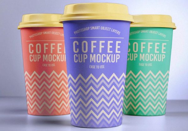 Realistic Cup Branding Mockup