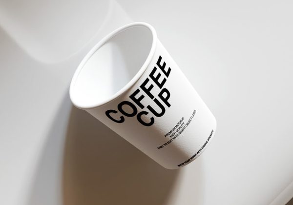 Free paper Cup Mockup PSD