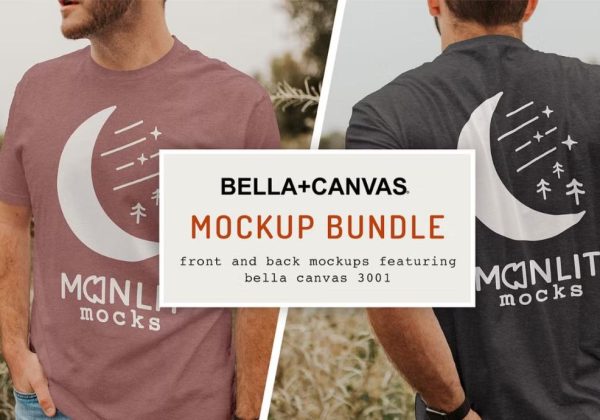 Bella Canvas Mockup PSD