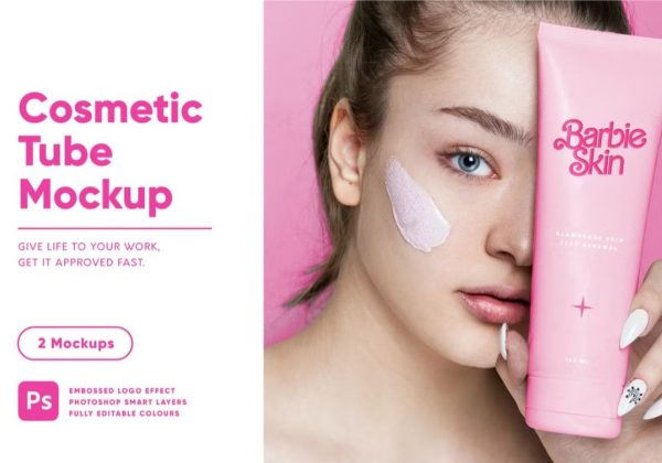 Cosmetic Tube Branding Design Mockups (1)