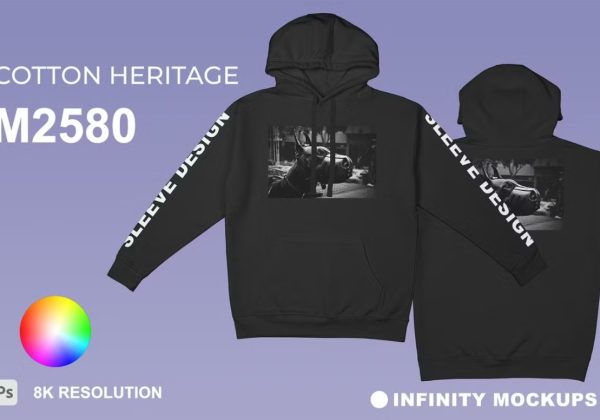 Cotton Hoodie Mockup PSD