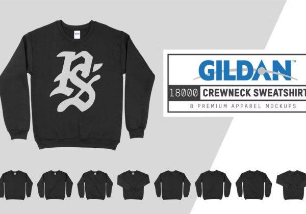 Crewneck Sweatshirt Mockup Set