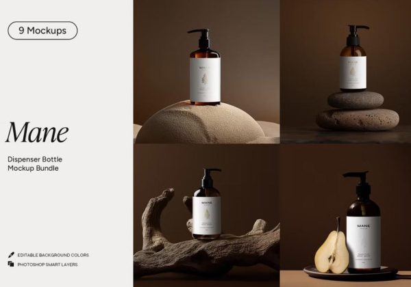 Dispenser Bottle Mockup Bundle (1)