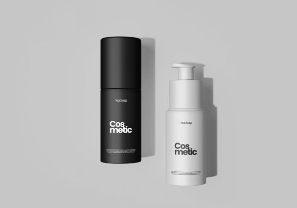 Editable Perfume Bottle Mockup