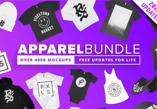 Essential Apparel Mockup Bundle