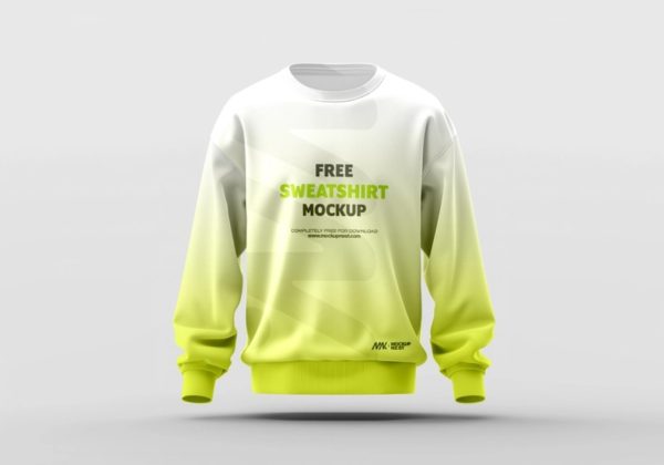 Free Sweatshirt Mockup PSD