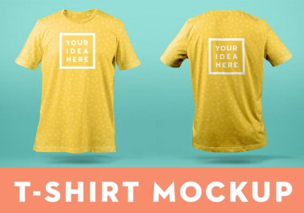 Front and Back T shirt Mockup (1)