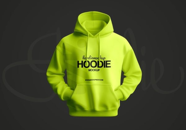 Fully Editable Hoodie Mockup PSD