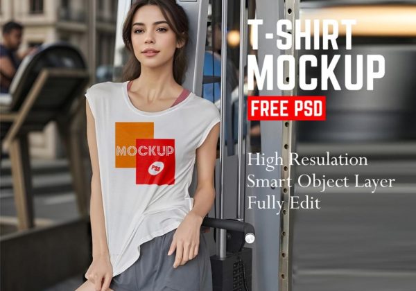 High Resolution T Shirt Mockup PSD