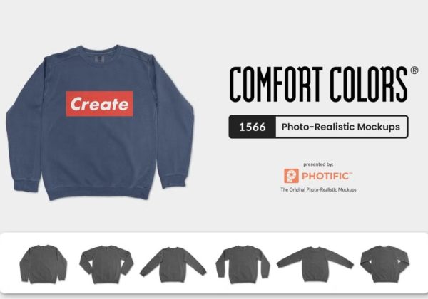 Photo Realistic Sweatshirt Mockup PSD