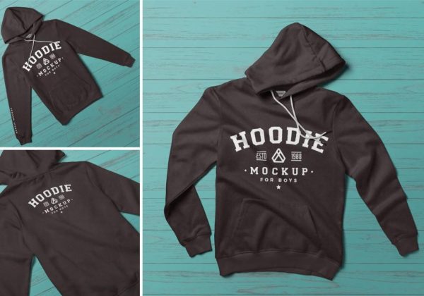 Professional Hoodie Branding Mockup PSD