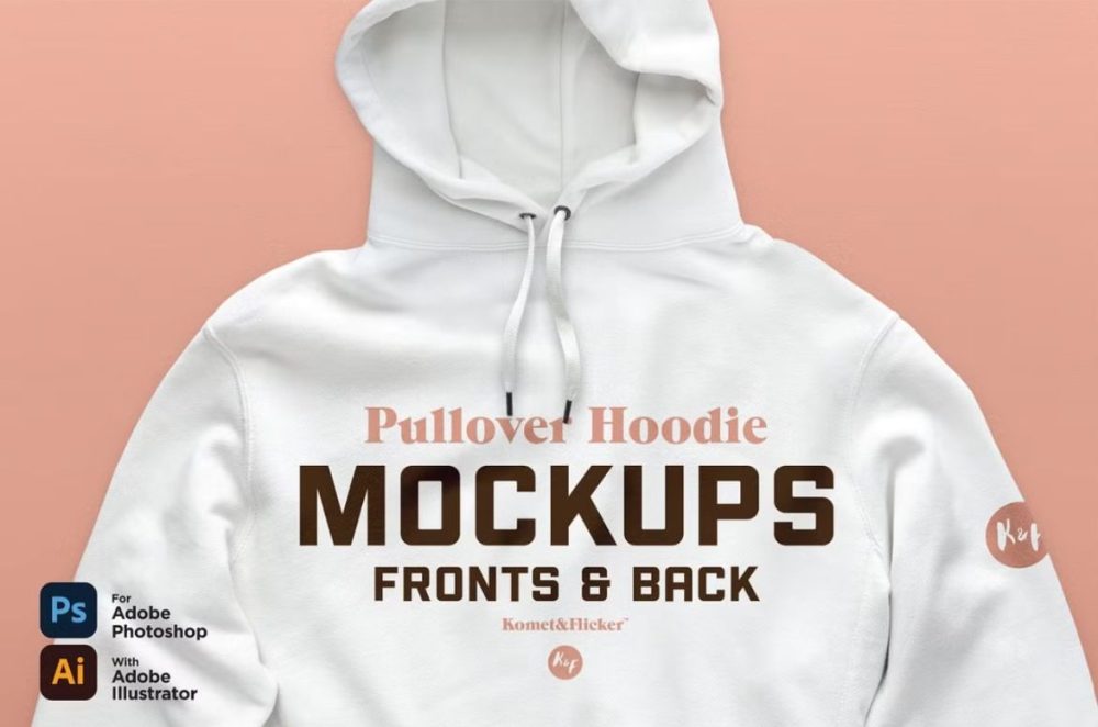 Pullover Hoodie Mockup PSD