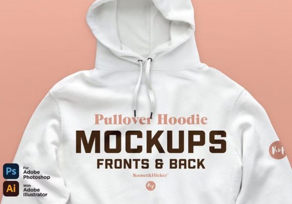 Pullover Hoodie Mockup PSD