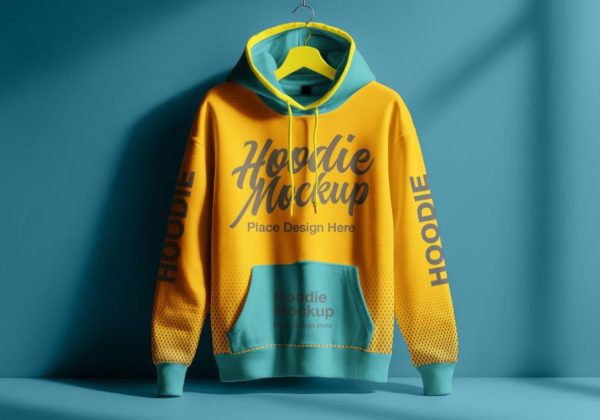 Realistic Hoodie Mockup PSD