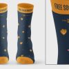 Realistic Socks Mockup PSD