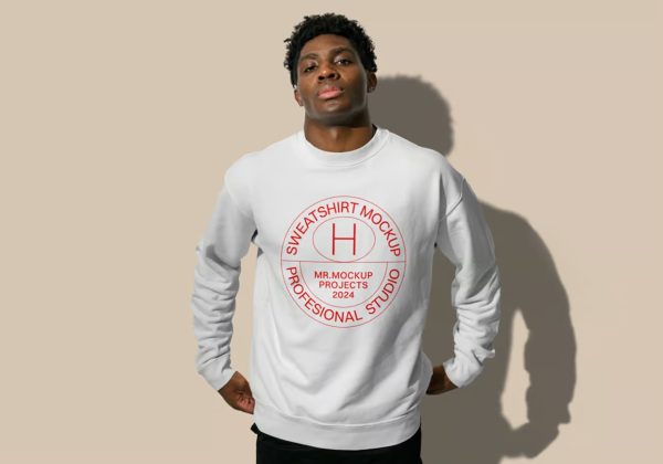 Realistic Sweatshirt Branding Mockup