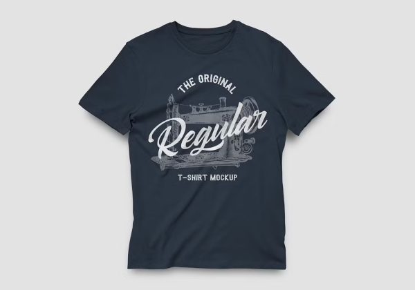 Regular T Shirt Mockup PSD