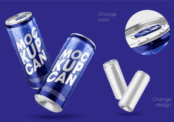 Soda Branding Mockup PSD