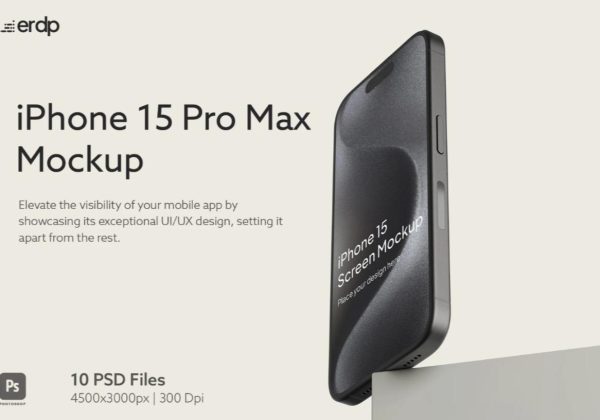 iPhone 15 Pro Max Mockup