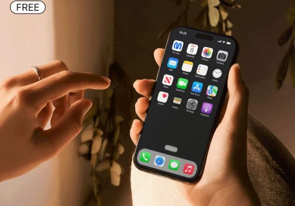 iPhone Screen Mockup PSD